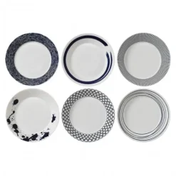 Pacific diep bord 6-delig, 22 cm