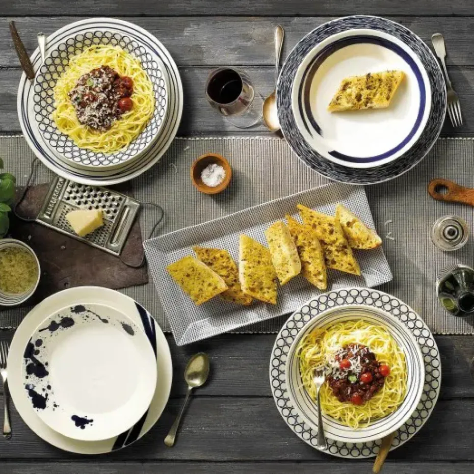 Pacific diep bord 6-delig, 22 cm