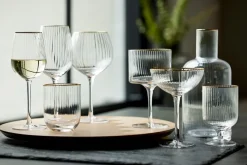 Palermo Gold gin & tonicglas 32 cl 4-pack, Transparant-goud