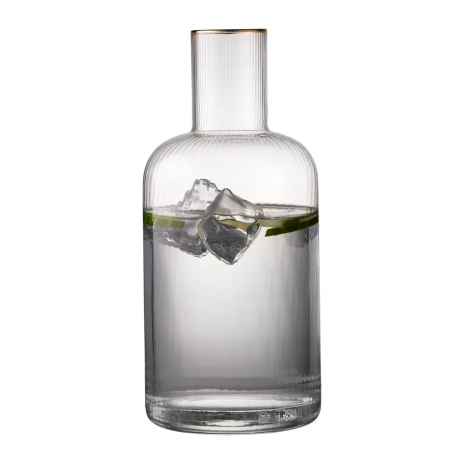 Palermo Gold karaf 1,5 l, Transparant-goud