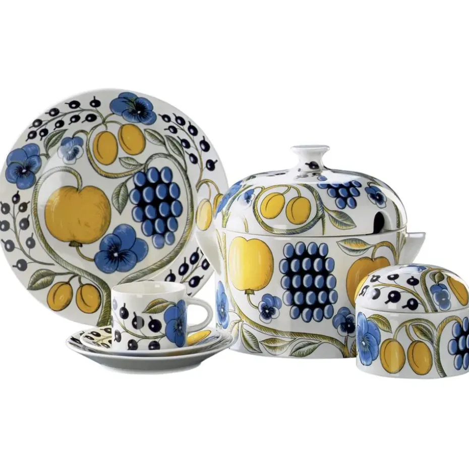 Paratiisi bord Ø21 cm, Blauw