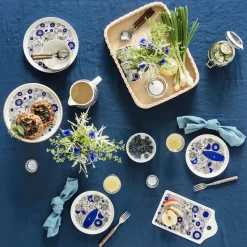 Pastoraali bord Ø19 cm, Blauw