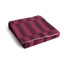 Pattern Dinner servet 40x40 cm 20-pack, Bordeaux-wine