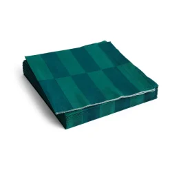 Pattern Dinner servet 40x40 cm 20-pack, Dinner green-dark green