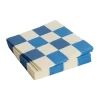 Pattern Lunch Check servet 33x33 cm 20-pack, Off white-blue M