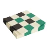 Pattern Lunch Check servet 33x33 cm 20-pack, Off white-green-black M