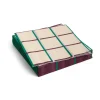 Pattern Lunch servet 33x33 cm 20-pack, Off white-silver-green braid check