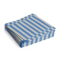 Pattern Lunch Stripe servet 33x33 cm 20-pack, Grey-blue pillar