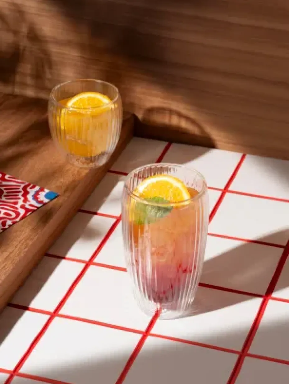 Pavina dubbelwandig glas 45 cl 2-pack, Helder