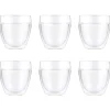 Pavina Outdoor dubbelwandig plastic glas 6-pack, 25 cl