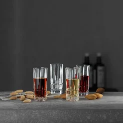 Perfect Serve borrelglas, 4 stuks, transparant