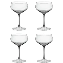 Perfect Serve champagnecoupe 24 cl, 4 stuks, transparant