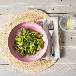 Perlemor pastaschaal Ø22 cm, Coral