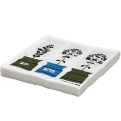 Persons Kryddskåp servetten 20-pack, groen-blauw