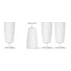 Picknick champagneglas 4-pack, Wit
