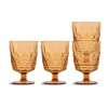 Picknick Juni glas 4-pack, Amber