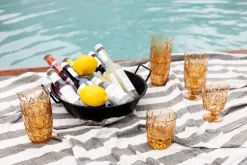 Picknick Juni glas 4-pack, Amber