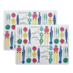 Picknick placemat kurk 2-pack, 30x40 cm