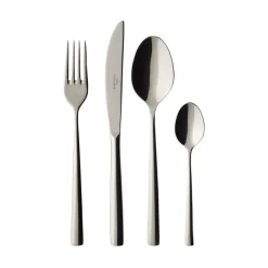 Piemont bestekset 4-delig, roestvrij staal
