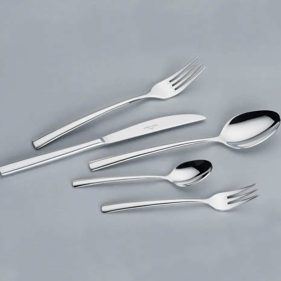 Piemont bestekset 30-delig, Roestvrij staal