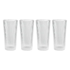 Pilastro longdrinkglas 30 cl 4-pack, Clear