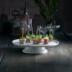 Pillivuyt taart staan doorsnee 30 cm, Wit