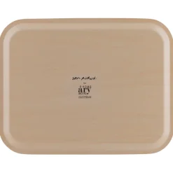 Pine Cone dienblad 28x36 cm, Cotton white