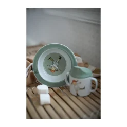 Pippi Cirkus zuignapbord Ø15,5 cm, Groen