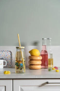 Pippi fles met deksel en rietje 4,5 dl, Hopsasa
