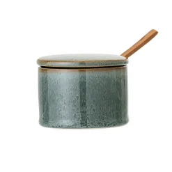 Pixie pot met deksel en lepel, groen