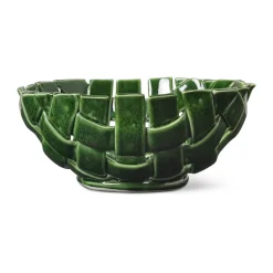 Plait kom Ø24 cm, Emerald green