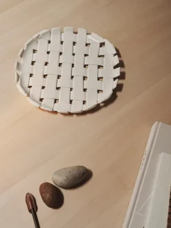 Plait schotel Ø30 cm, Off white