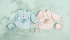 Playground foodie first meal serviesset 3-delig, Blue