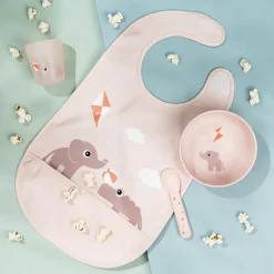 Playground slabbetje met klittenband, Powder