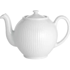 Plissé theepot 1,5 l, Wit