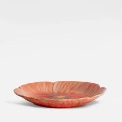 Poppy bordje 20,5x21 cm, Rood