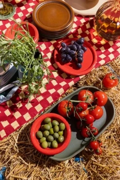 Porto serveerschotel 18x30 cm, Groen