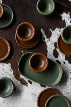 Porto serveerschotel 18x30 cm, Groen