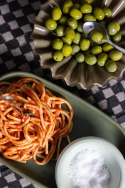 Porto serveerschotel 18x30 cm, Groen