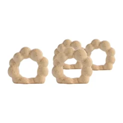 Porto servetring 4-pack, Beige