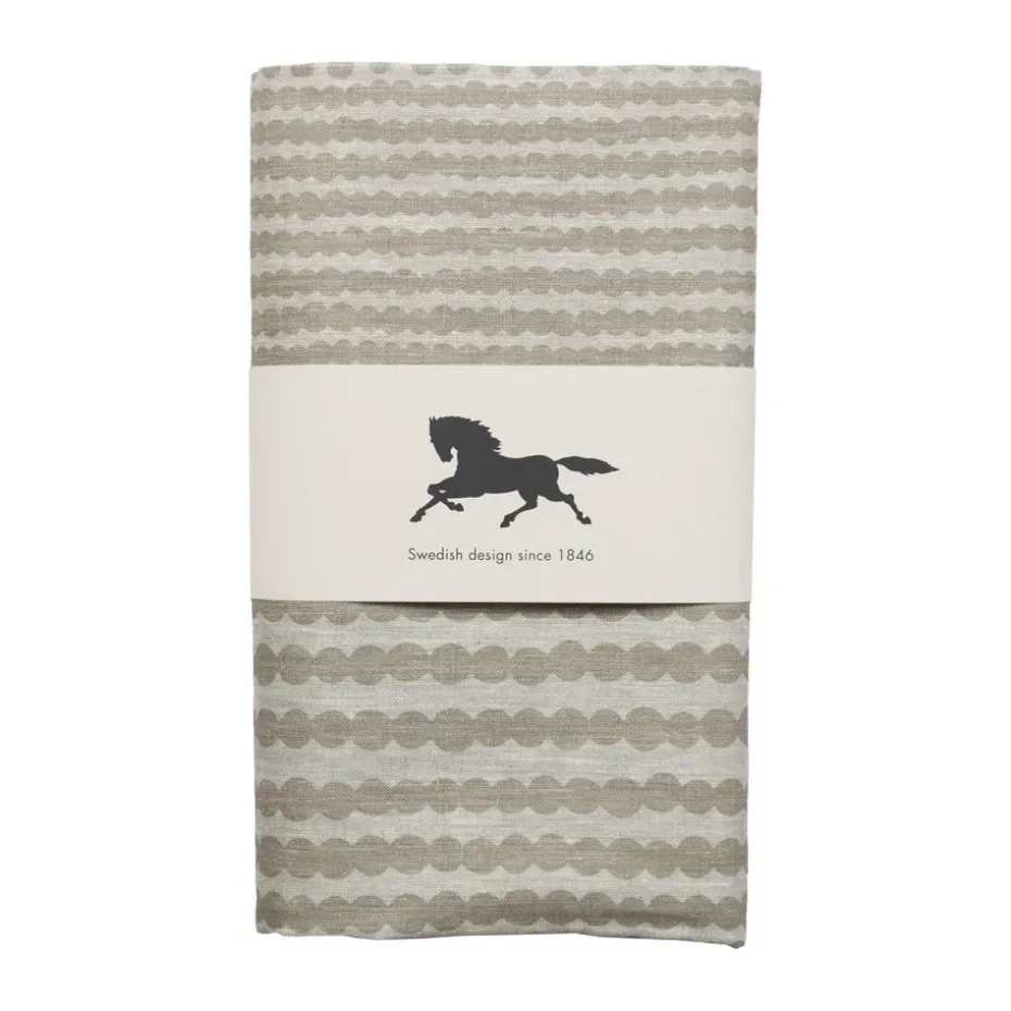 Pricktyg tafelkleed 145x250 cm, Natuur-taupe