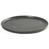 Pure bord 27 cm, Zwart