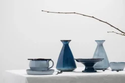 Pure kan geglazuurd 75 cl, Blue