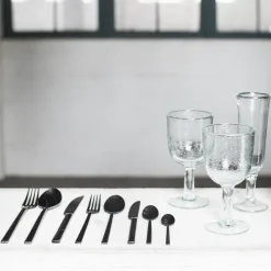 Pure koffielepel, Zwart