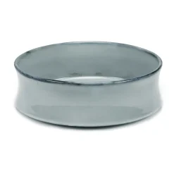 Pure kom geglazuurd L Ø24 cm, Blue