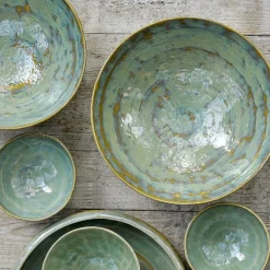 Pure saladekom 32 cm, Sea green