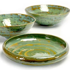 Pure serveerschaal 31 cm, Sea green