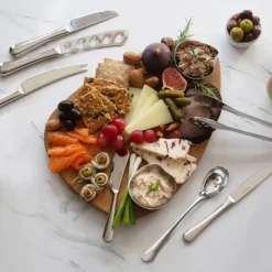 Radford kaasmes, gepolijst, Roestvrij staal