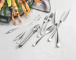 Radford slakkentang, gepolijst, Roestvrij staal