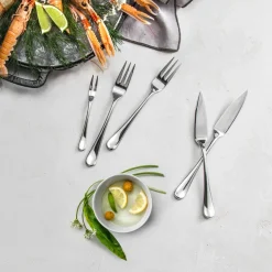 Radford slakkenvork, gepolijst, Roestvrij staal